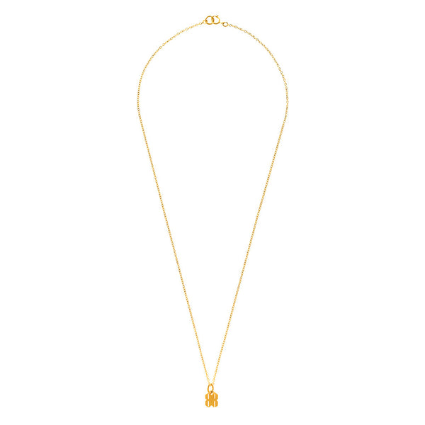 B.REBEL GOLD LITTLE BR NECKLACE